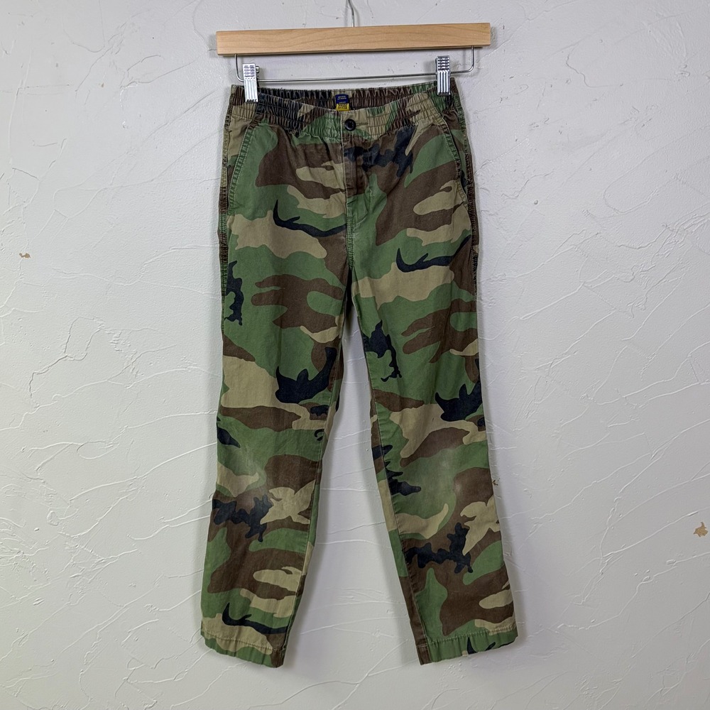 Polo Ralph Lauren Camo Pants‎ Boys 10 Elastic Waist Cotton Military Streetwear